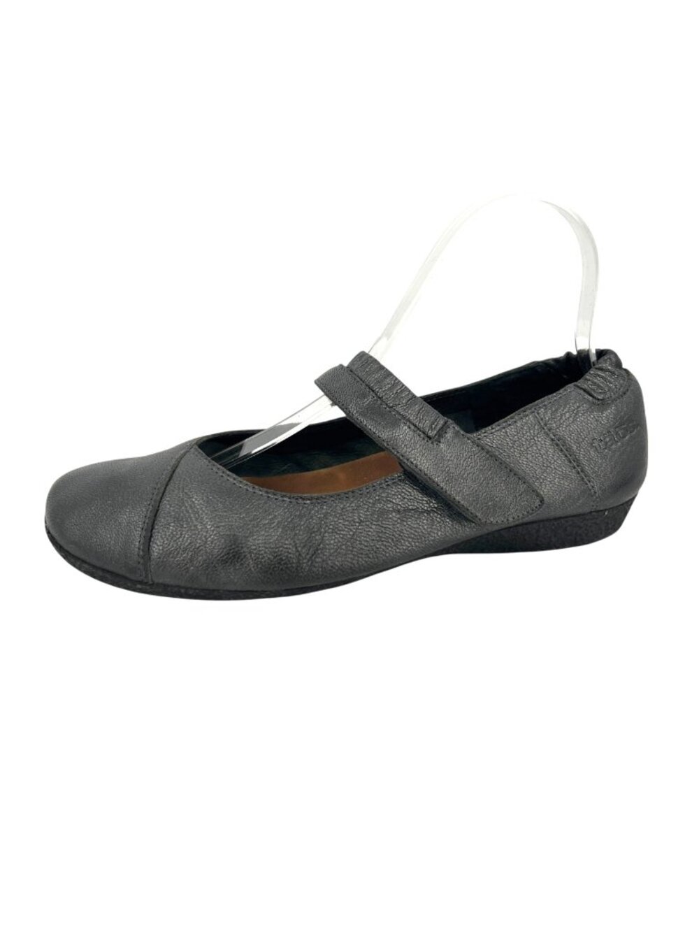 Taos Strapeze Metallic Mary Jane Shoes Size 40 EU 9 US Gunmetal Gray